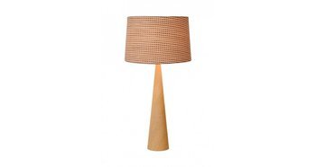 CONOS Lampa stołowa  Wood/Shade brąz 30594/81/72 Lucide