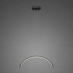 Lampa Ledowa Infinity No.1 60 cm in 3k czarna Altavola Design (LA074/PI_60_3k_black) - ALTAVOLA DESIGN
