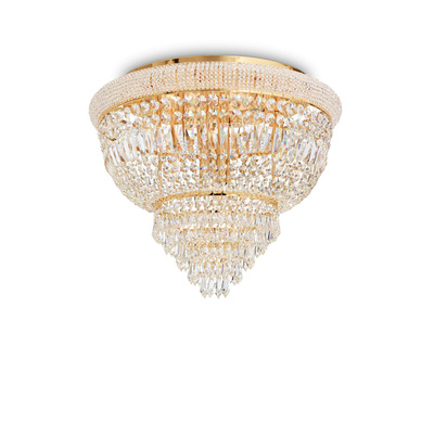 Lampa Sufitowa DUBAI Mosiądz (DUBAI_PL6_OTTONE) - Ideal Lux
