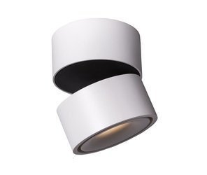 Mistic Lighting plafon LED Broken 9W biały mat/czarny MSTC-05411015