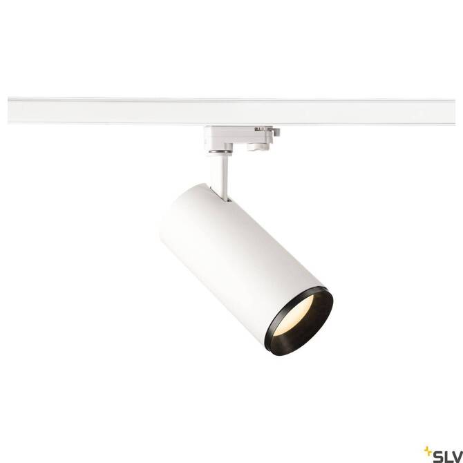 3~ NUMINOS® PHASE L, lampa z systemem 3-fazowym, biała/czarna 3000 K 36° (1004279) - SLV