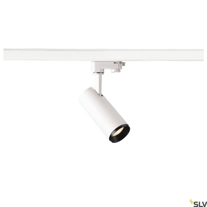 3~ NUMINOS® PHASE S, lampa z systemem 3-fazowym, biała/czarna 2700 K 60° (1004080) - SLV