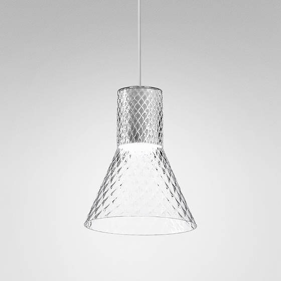 Lampa Wisząca MODERN GLASS Flared LED Kol. Miedziany 3000K TR (59845-M930-D9-00-17) - AqForm