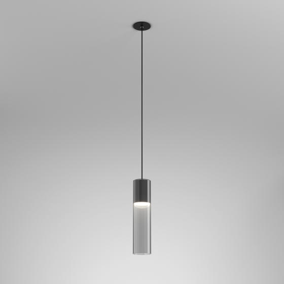 Lampa Wisząca MODERN GLASS Tube LED G/K Kol. Miedziany 3000K SP (59834-M930-D9-00-17) - AqForm