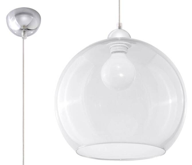 Lampa wisząca BALL transparentny (SL.0248) - Sollux