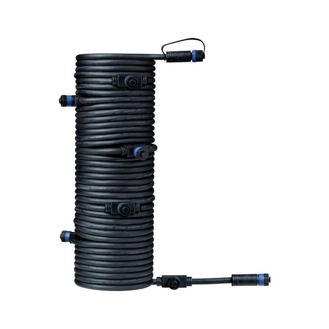 Wodoodporny 15 m przewód łączący 1in-7out Outdoor Plug and Shine IP68,(PL93931) - Paulmann